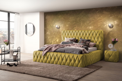 Arian Deluxe von DONE.® - Polsterbett in Ocra