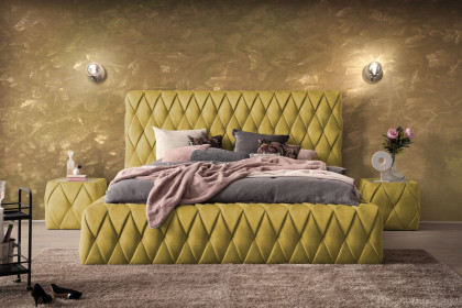 Arian Deluxe von DONE.® - Polsterbett in Ocra