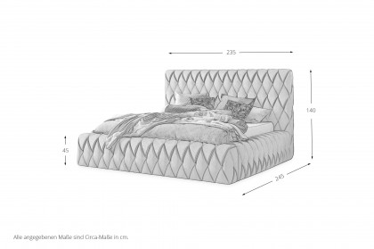 Arian Deluxe von DONE.® - Polsterbett in Ocra