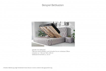 Arian Deluxe von DONE.® - Polsterbett in Ocra