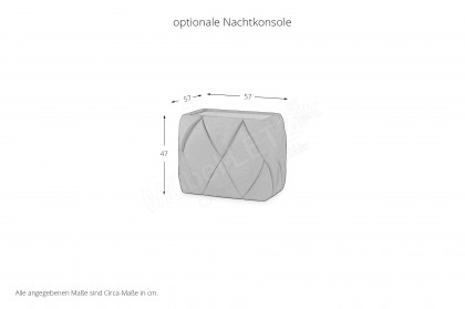 Arian Deluxe von DONE.® - Polsterbett in Anthracite