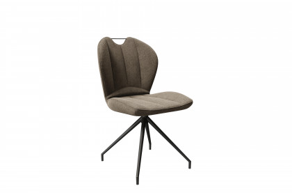 New York von Akante - Polsterstuhl in Beige, drehbar