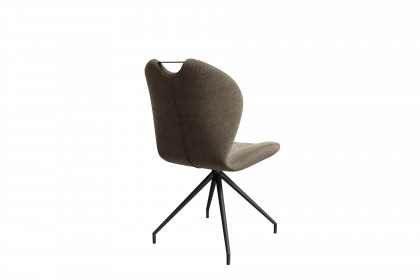New York von Akante - Polsterstuhl in Beige, drehbar