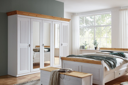 Eva von Jumek - Kleiderschrank 5-türig im Landhausstil