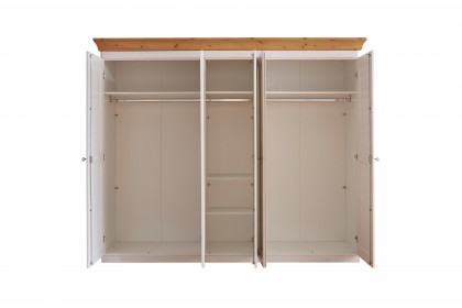 Eva von Jumek - Kleiderschrank 5-türig im Landhausstil