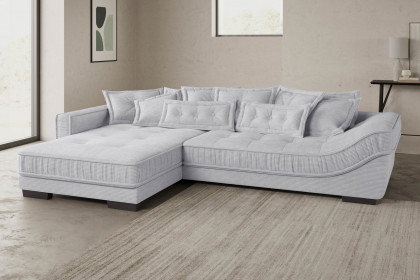 Diwan II von Nova Via - Polstersofa links warm-grey