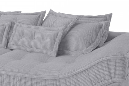 Diwan II von Nova Via - Polstersofa links warm-grey