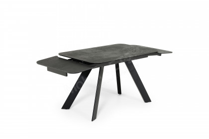 Texas von Akante - Esszimmertisch mit Keramikplatte in Titan