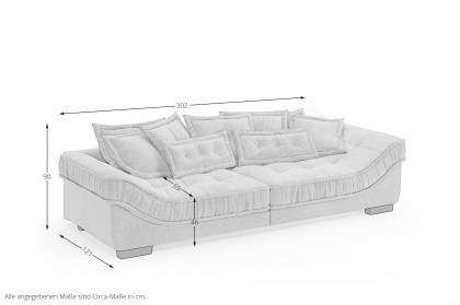 Diwan II von Nova Via - XXL-Sofa green
