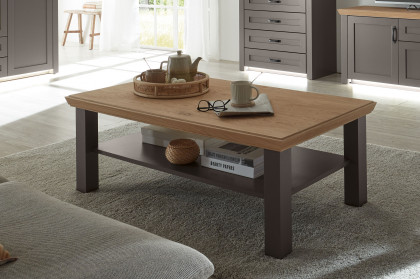 Move-living von Wehrsdorfer - Couchtisch Lack graphit und Asteiche