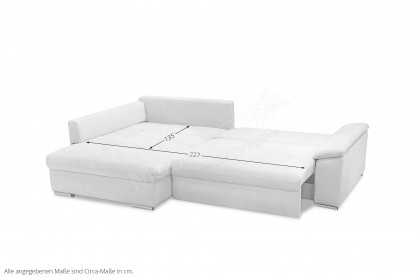 Casa Grande-LE24 von Exxpo - Eckcouch Variante links sand