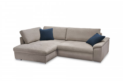 Casa Grande-LE24 von Exxpo - Eckcouch Variante links hellbraun