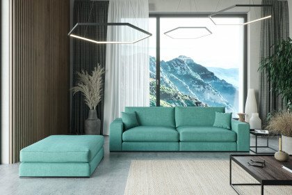 Alberta von Primavera Furniture - Einzelsofa türkis