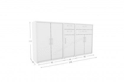 Big Profi Office von Mäusbacher - kleine Sideboard-Kombination