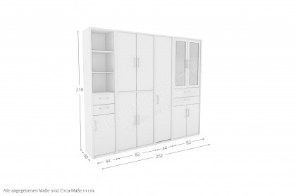 Big Profi Office von Mäusbacher - Büroschrankkombi mit Melaminharz