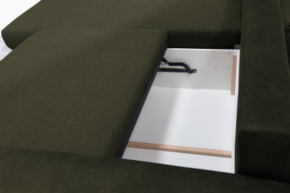 Larnaca von Exxpo - Polstersofa links olive