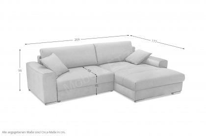 Larnaca von Exxpo - Polstersofa rechts olive