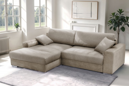 Larnaca von Exxpo - Ecksofa links antelope-ecru