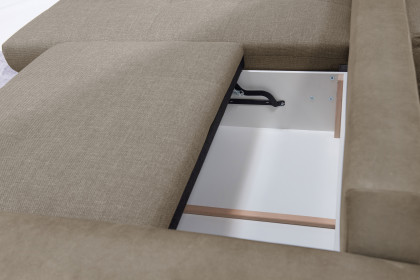 Larnaca von Exxpo - Ecksofa Variante links antelope-ecru