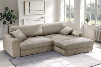 Larnaca von Exxpo - Ecksofa rechts antelope-ecru
