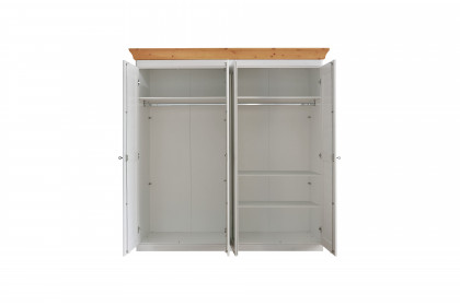 Eva von Jumek - Schlafzimmerschrank im Landhausstil mit abschließbaren Türen