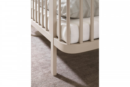 Peppini von BEGABINO - Babybett im Retro-Look Nadelholz kaschmir + Umbauseite