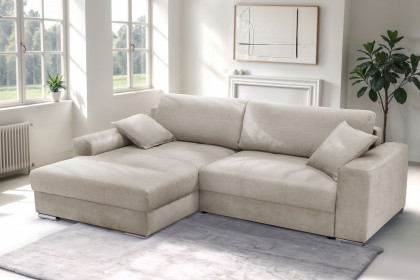 Larnaca von Exxpo - Ecksofa links beige