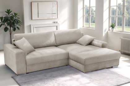 Larnaca von Exxpo - Ecksofa rechts beige