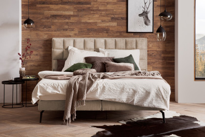 Frame-Dream von DONE.® - Boxspringbett taupe