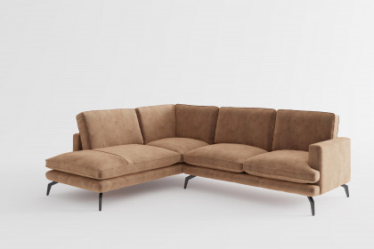 Bali von Primavera Furniture - Ecksofa Variante links hellbraun