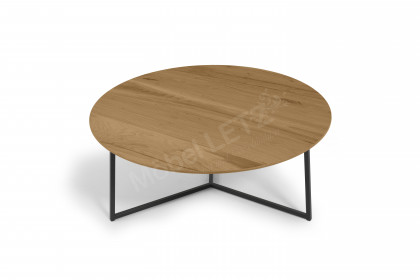 Connect-living von SCHÖNER WOHNEN - Couchtisch S412 Eiche rustico/ Metall