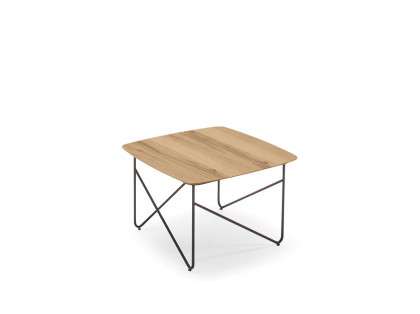 Solo-living von SCHÖNER WOHNEN - Couchtisch Eiche rustico/ Metall