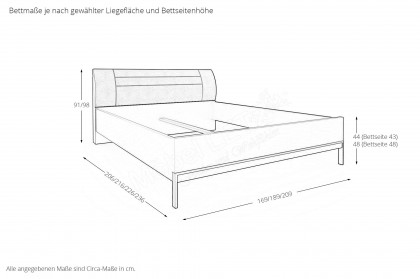 San-Diego-sleeping von Musterring - Schlafzimmer kieselgrau