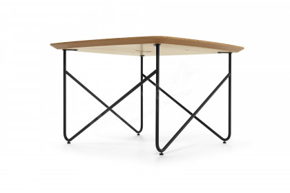 Solo-living von SCHÖNER WOHNEN - Couchtisch S421 Eiche rustico/ Metall anthrazit
