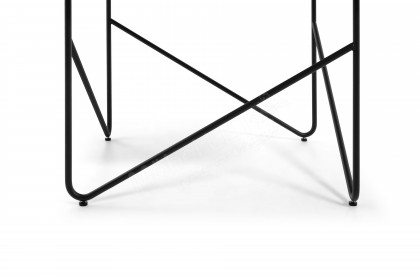 Solo-living von SCHÖNER WOHNEN - Couchtisch S421 Eiche rustico/ Metall anthrazit