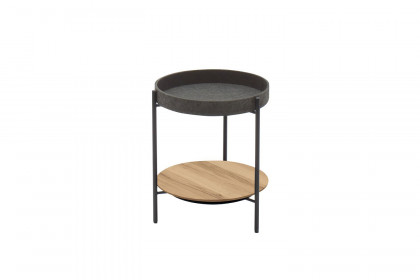 Twist-living von SCHÖNER WOHNEN - Couchtisch Eiche rustico/ Metall anthrazit