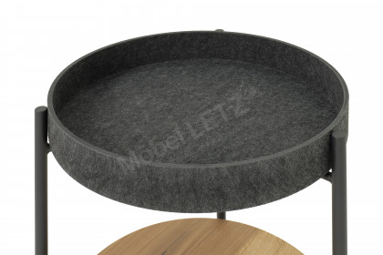 Twist-living von SCHÖNER WOHNEN - Couchtisch Eiche rustico/ Metall anthrazit