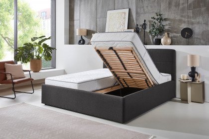 Durango-PB100 von Sun Garden - Polsterbett in Anthrazit