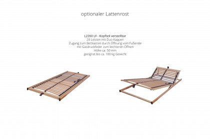 Durango-PB100 von Sun Garden - Polsterbett in Anthrazit