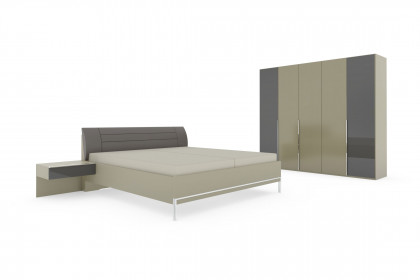 San-Diego-sleeping von Musterring - Schlafzimmer-Set Option 3 grau-braun