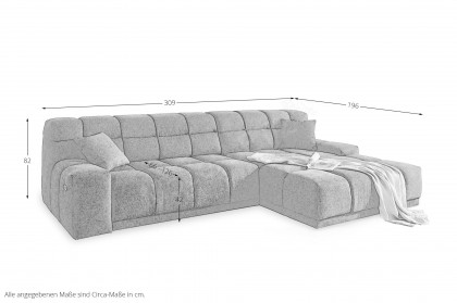 London von AZ Iwaniccy - Polstersofa rechts sand