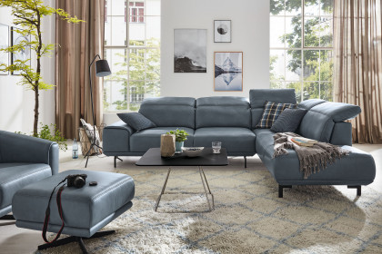 MR 2490 von Musterring - Ledersofa Variante rechts blue