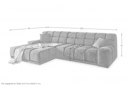 London von AZ Iwaniccy - Polstersofa links sand