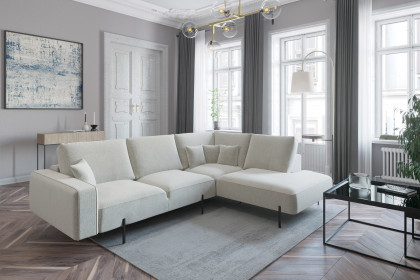 Celaya von Primavera Furniture - Ecksofa Variante rechts hellbeige