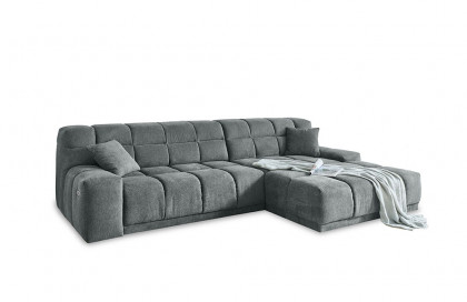 London von AZ Iwaniccy - Ecksofa rechts dunkelgrau