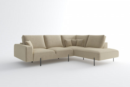 Celaya von Primavera Furniture - Ecksofa rechts dunkelbeige