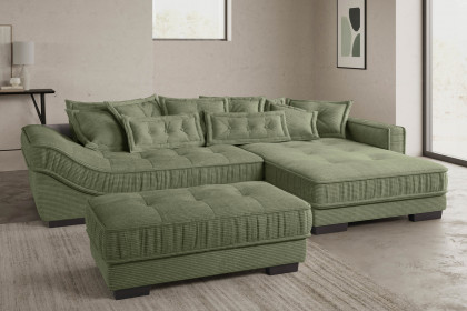 Diwan II von Nova Via - Eckgarnitur rechts green