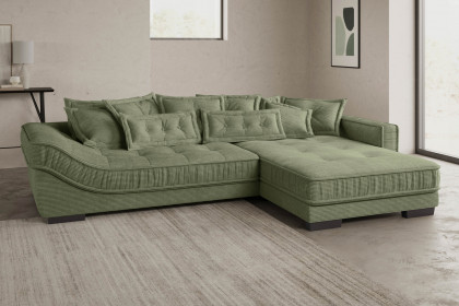 Diwan II von Nova Via - Eckgarnitur rechts green