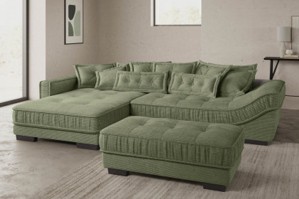 Diwan II von Nova Via - Eckgarnitur links green