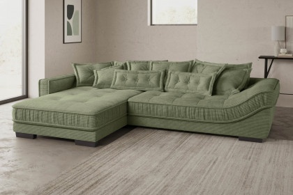 Diwan II von Nova Via - Eckgarnitur links green